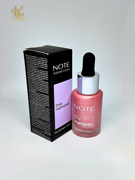 Tabiiy yorqinlik va yorqinlik effekti, suyuq yuz xaylayteri, yorqinligi - NOTE Drop Highlighter