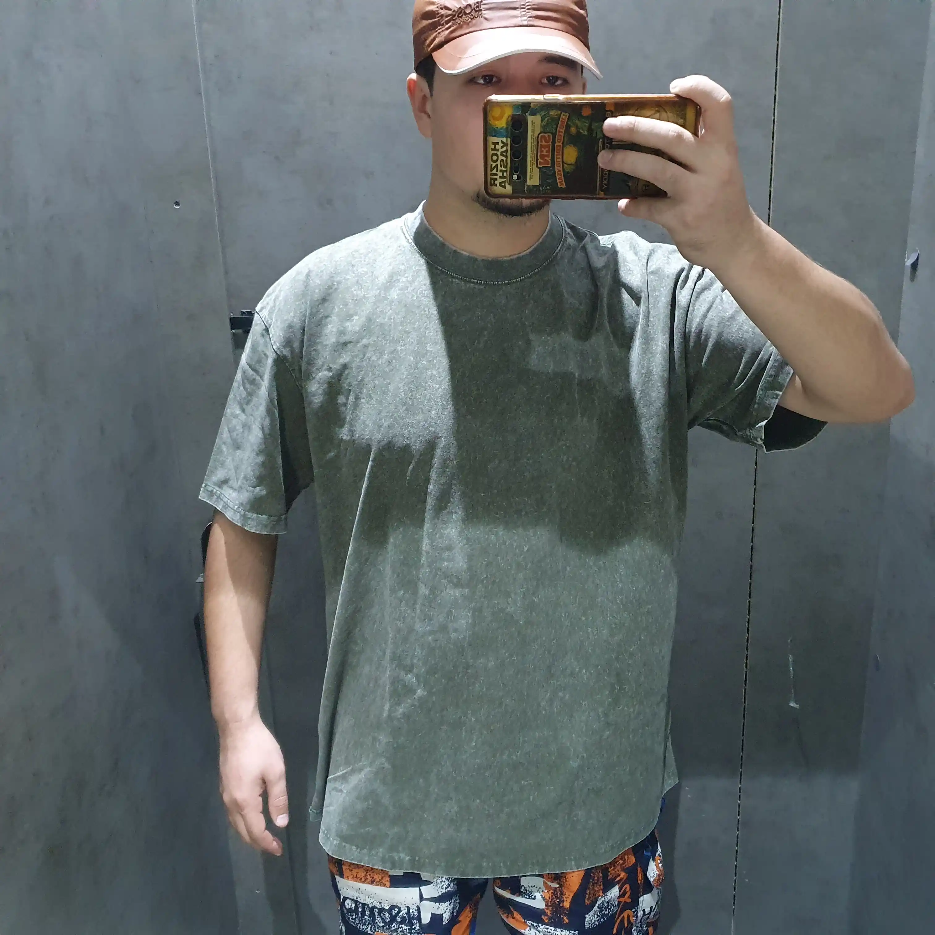 Oversize futbolka uniseks, 100% paxta ko'cha uslubi