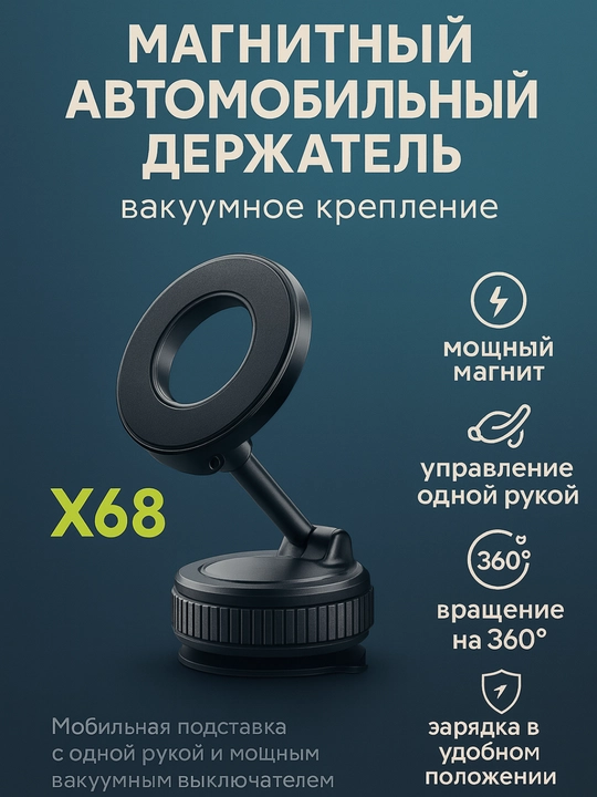 Держатель для телефона, подставка для автомобиля, универсальный - 