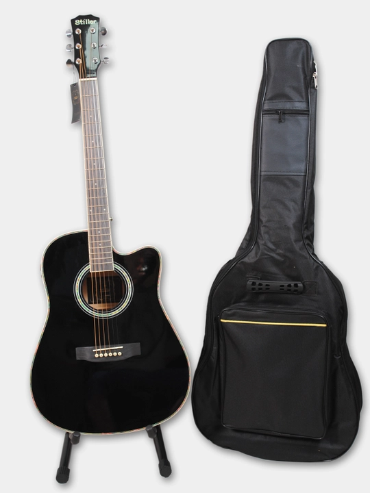 Stiller universal akustik-elektr gitara, oʻlcham 41, kuchaytirgich + Premium MAX toʻplami