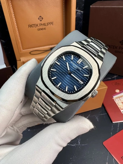 Классические мужские часы Patek Philippe Nautilus — MICRO1-PATEK27-ТЕМНСИН