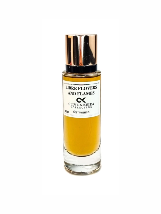 Parfyumlangan suv CLIVE & KEIRA 1208, YSL Libre Flowers & Flames, ayollar uchun, 30 ml
