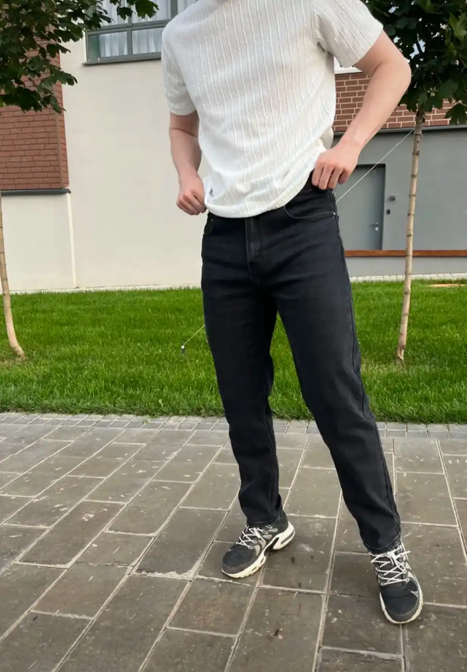 Erkaklar uchun boyfriend (banan) jinsi shimlar