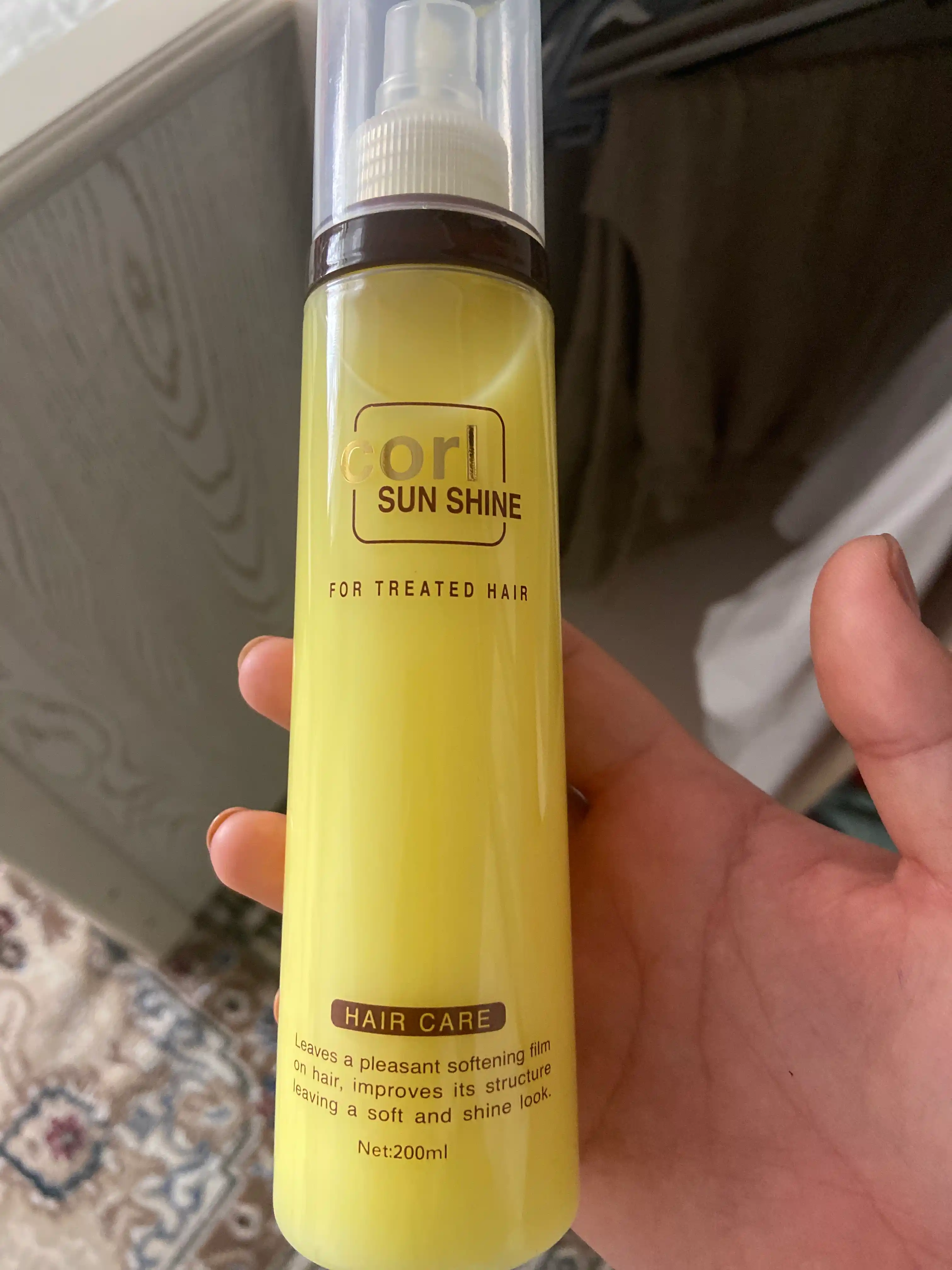 Namlantiruvchi sprey-mist Corl Sun Shine keratin va pantenol bilan 200 ml