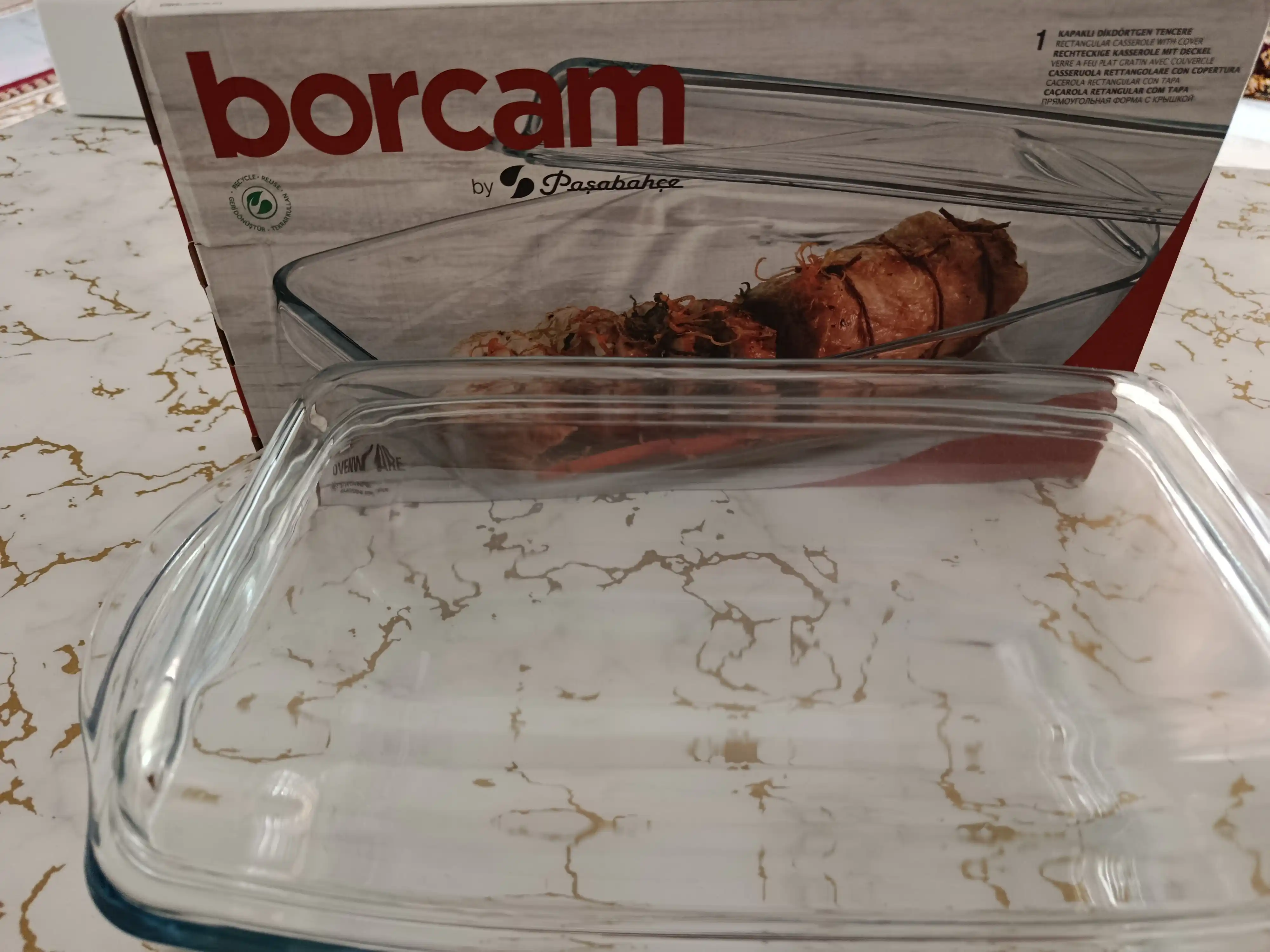 Формы для запекания прямоугольные PASABAHCE BORCAM 2750/1375 мл (2 шт)