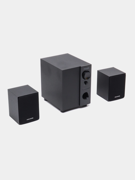 Sabvufer Microlab M-109 / 2.1 / 12 Вт RMS (2×3,5 Вт + 5 Вт) / AUX / RCA / MDF korpus