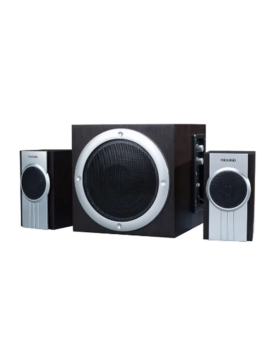 Sabvufer Microlab TMN-1 / 2.1 / 32 Vt RMS (2×8 Vt + 16 Vt) / AUX / RCA / MDF korpusi - 
