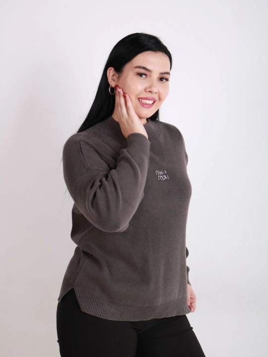Ayollar uchun kaşmir sviter, L–XL o'lcham, issiq va qulay pullover