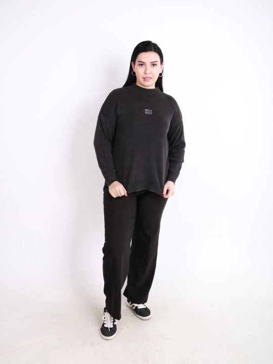 Ayollar uchun kaşmir sviter, L–XL o'lcham, issiq va qulay pullover