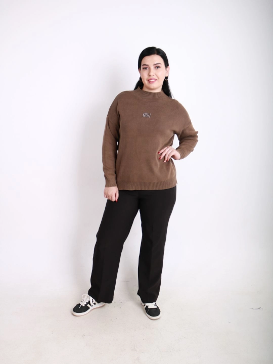Ayollar uchun kaşmir sviter, L–XL o'lcham, issiq va qulay pullover