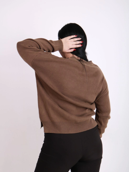 Женский свитер из кашемира с вышивкой, универсальный размер L–XL