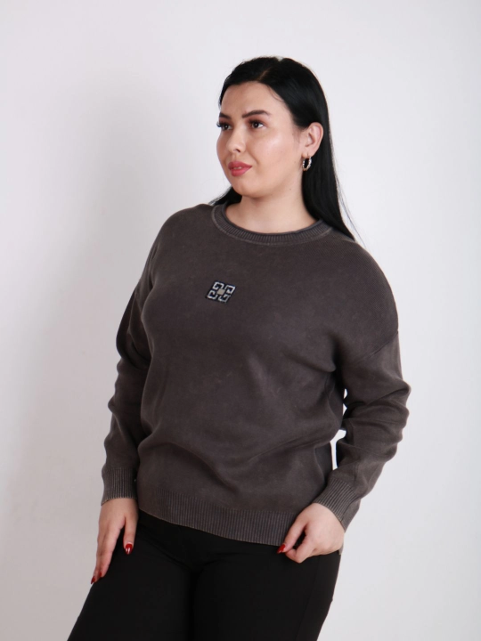 Kashmir tikilgan ayollar sviteri, L-XL universal o‘lcham