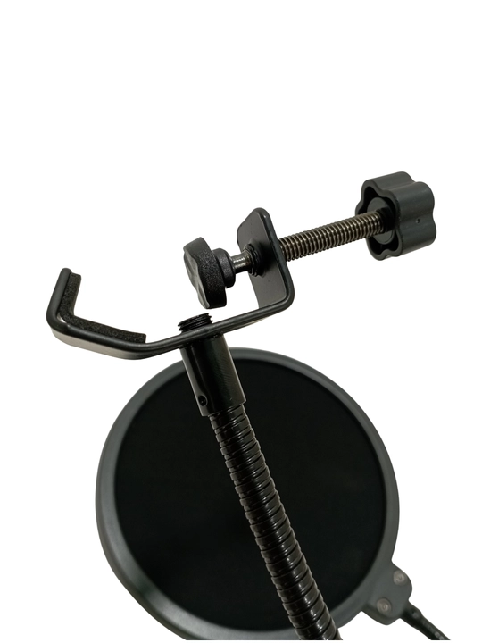 Pop filter mikrofonlar uchun shamoldan to'suvchi parda