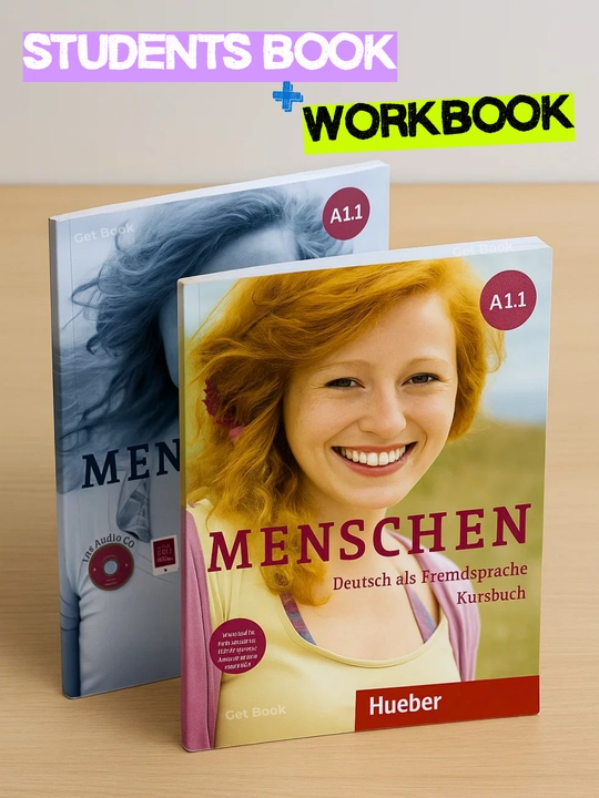 Menschen A1.1 Arbeitsbuch Students Book and Workbook. Nemis tili