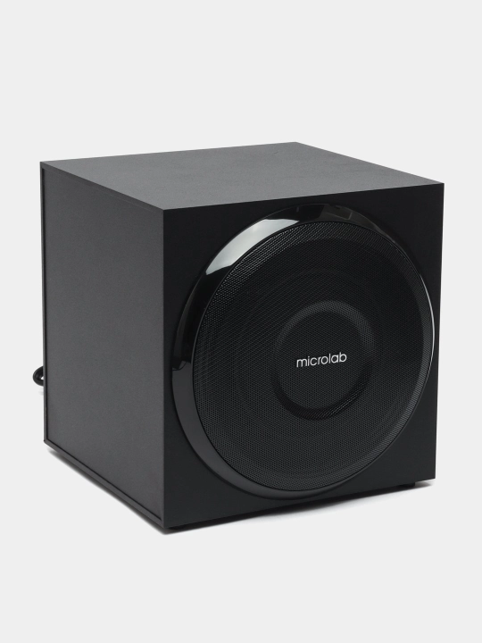 Сабвуфер Microlab M-110 / 2.1 / 11 Вт RMS (2×3 Вт + 5 Вт) / AUX / RCA / MDF корпус