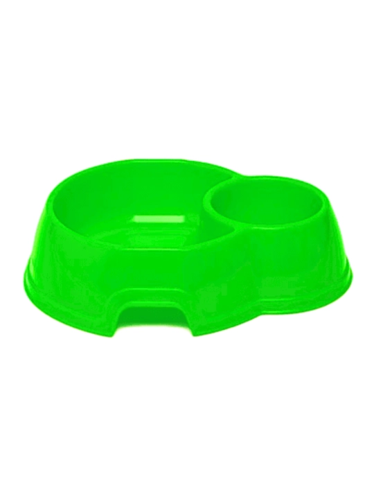 Mushuk va itlar uchun qo‘sh idish, 25 * 19.5 * 6.5 sm