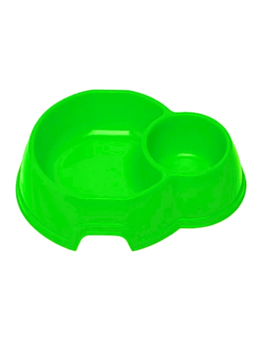 Mushuk va itlar uchun qo‘sh idish, 25 * 19.5 * 6.5 sm