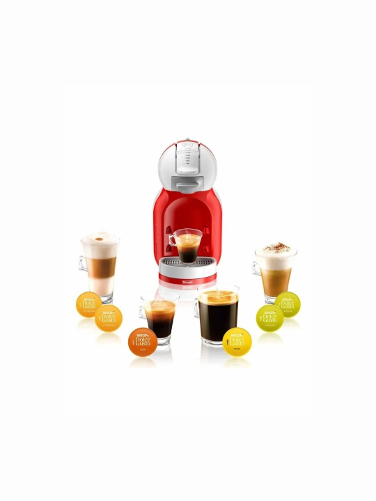 Kapsulali qahva mashinasi DeLonghi Mini Me EDG155.BG, Red and Black