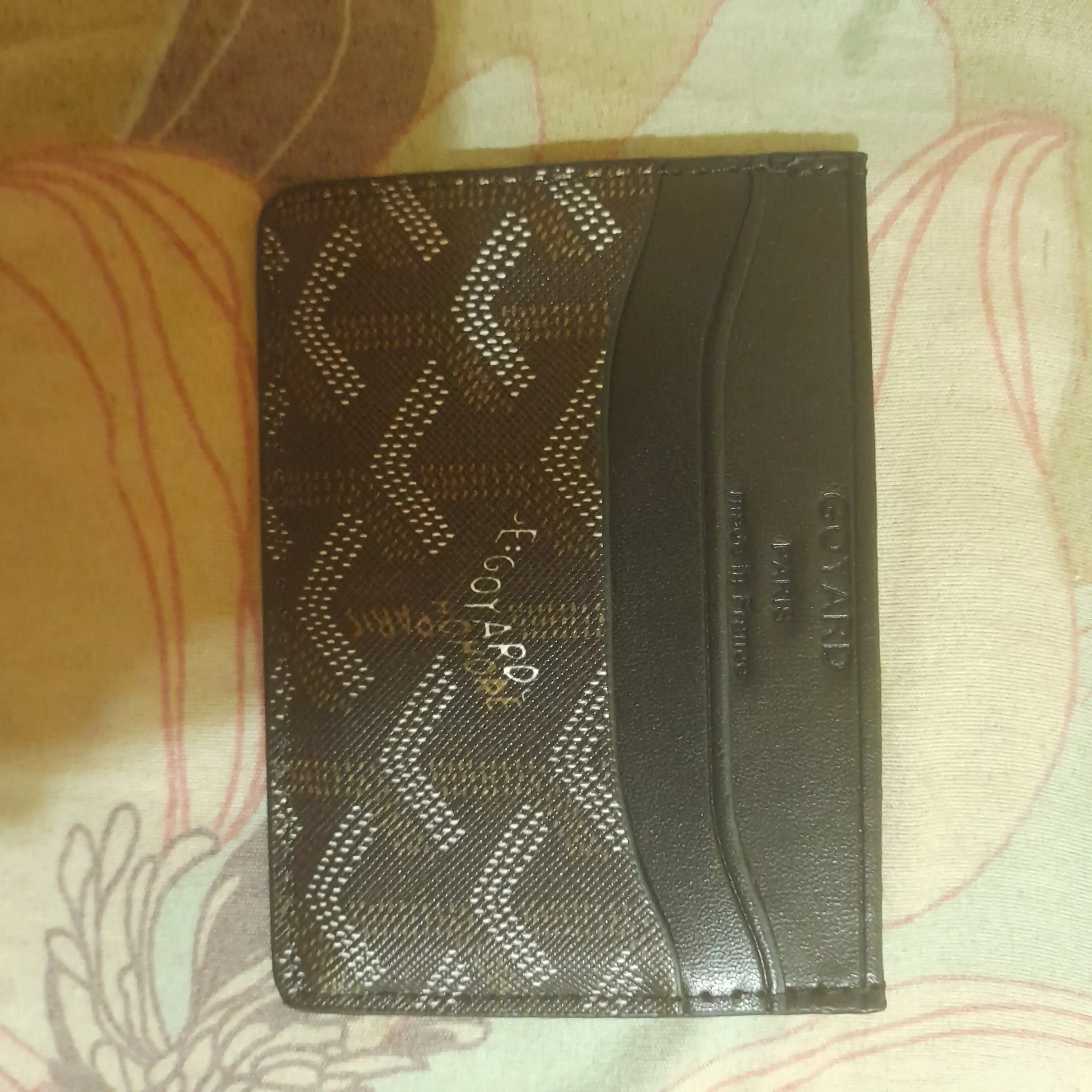 Кошелек Goyard: для карт, паспорта, удостоверения личности, визиток, без коробки