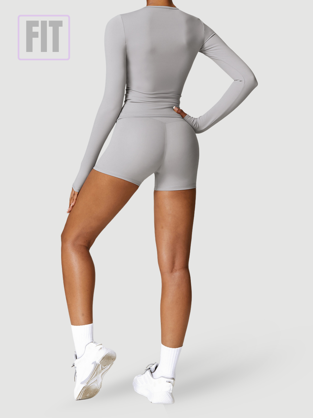 Fitnes va yoga uchun ayollar sport skims longslivi FIT, kompressiyali rashgard, slim