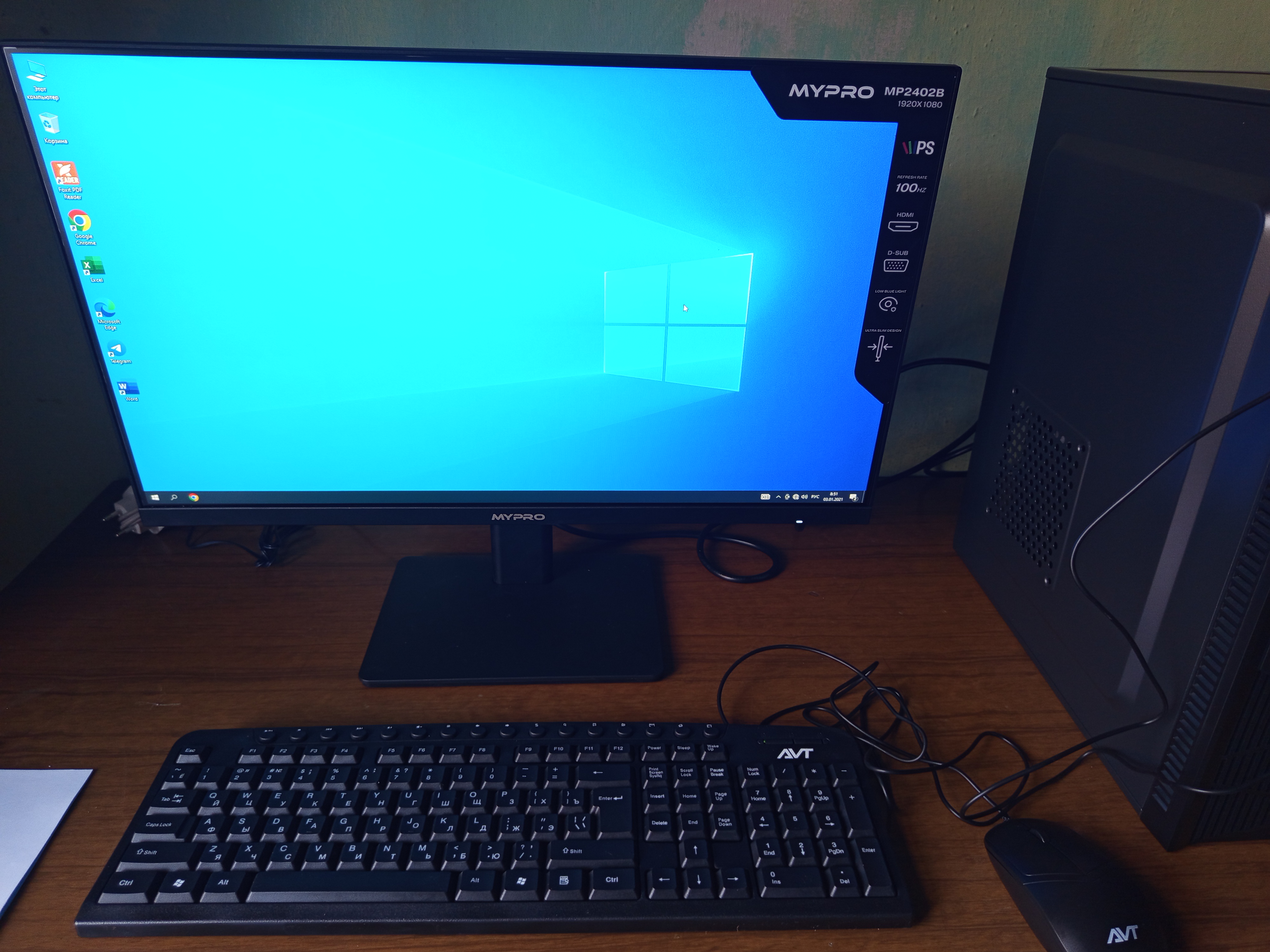Персональный компьютер, Core i5 3.40 GHz, GT730 4GB, SSD 128...1000GB, монитор 19...32"