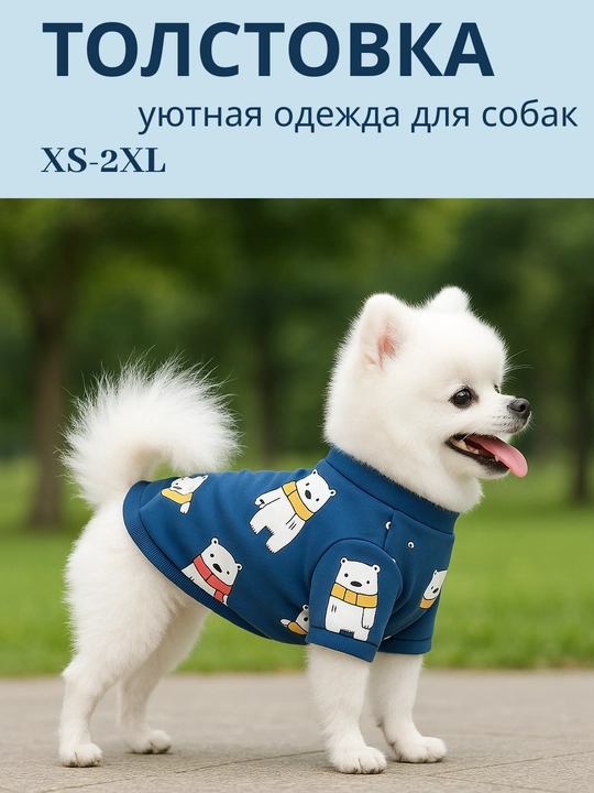 Толстовка, одежда, теплая, для маленьких собак, для животных - 