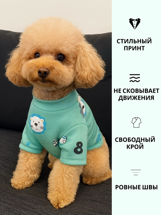 Толстовка, одежда, теплая, для маленьких собак, для животных