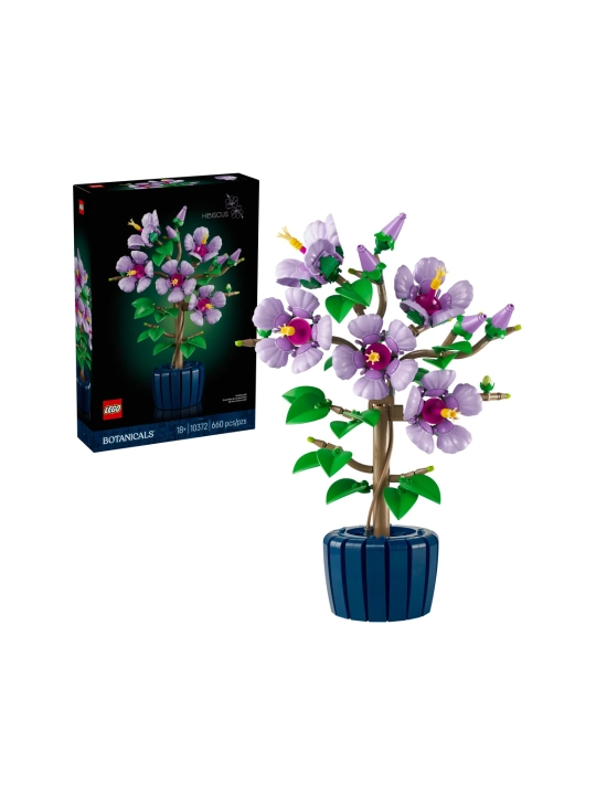 Конструктор LEGO Botanicals «Гибискус» 10372, 660 деталей - 
