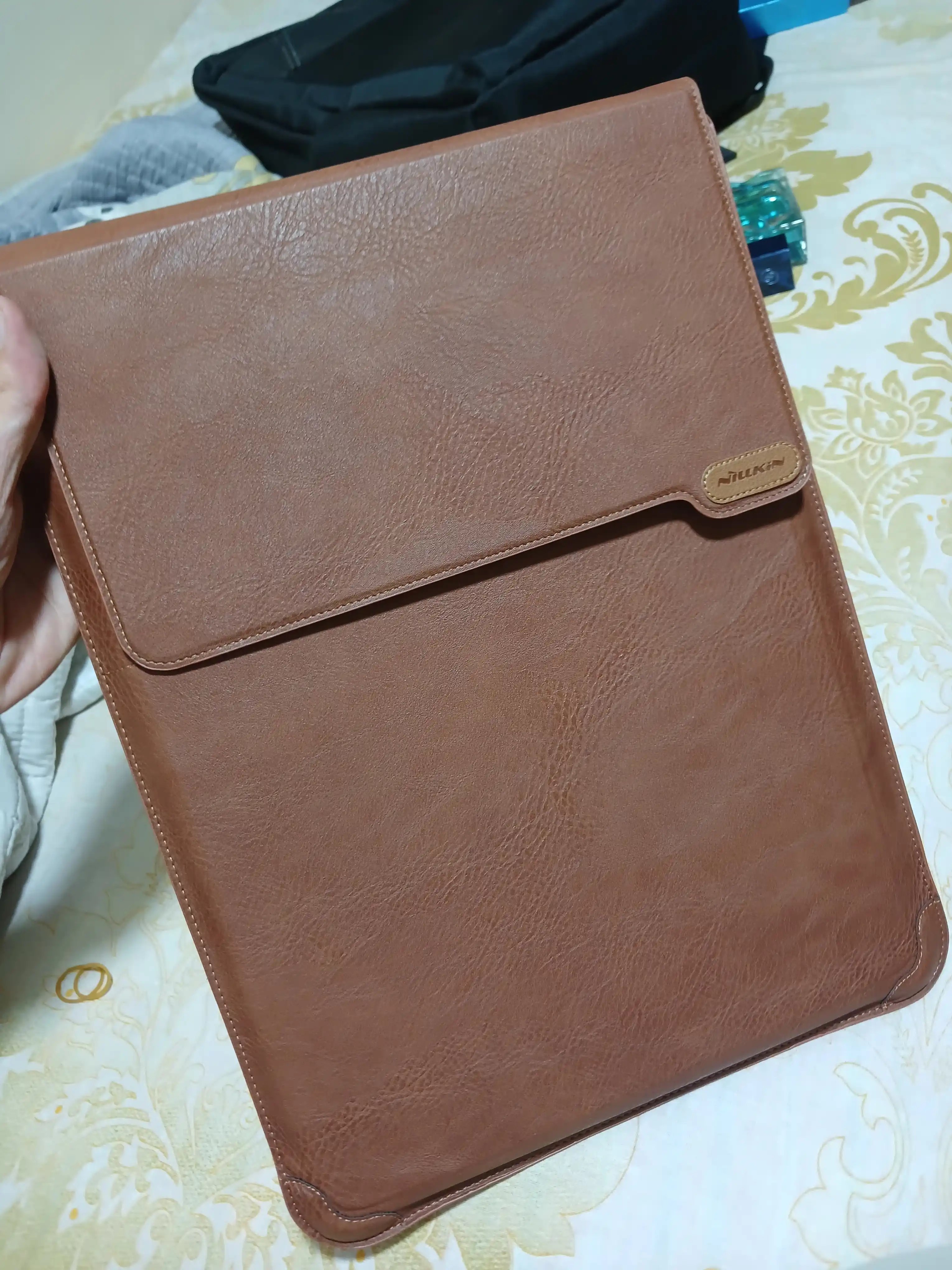 Чехол для ноутбука универсальный Nillkin Black Laptop Sleeve 14" дюймов из экокожи