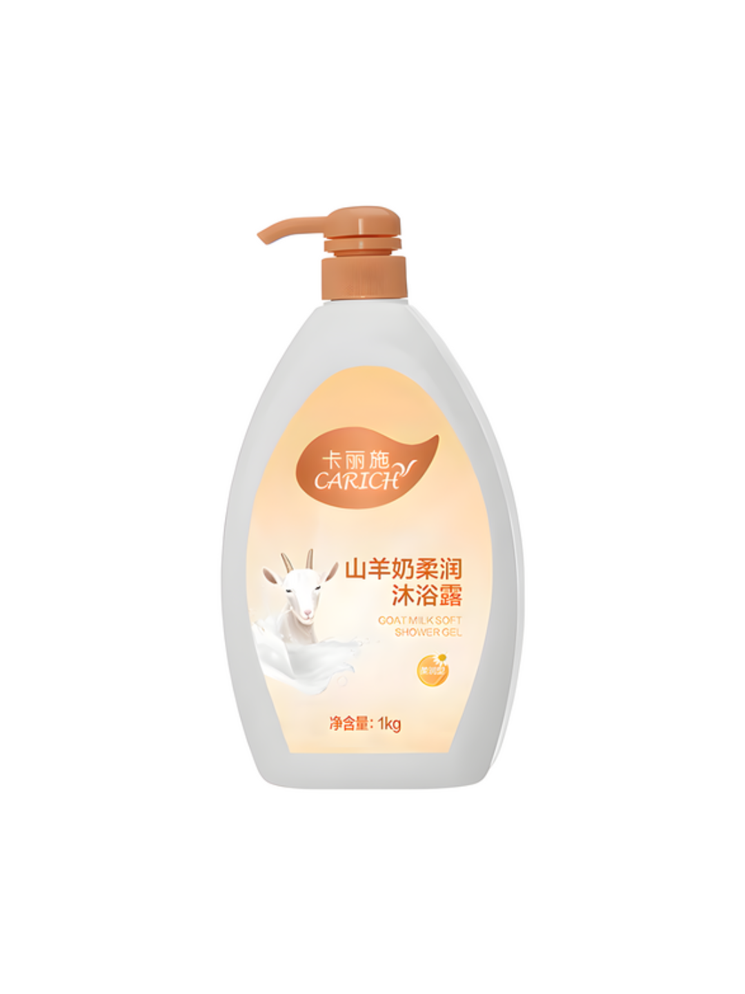 Carich Goat Milk yumshatuvchi dush geli, 1 kg - 