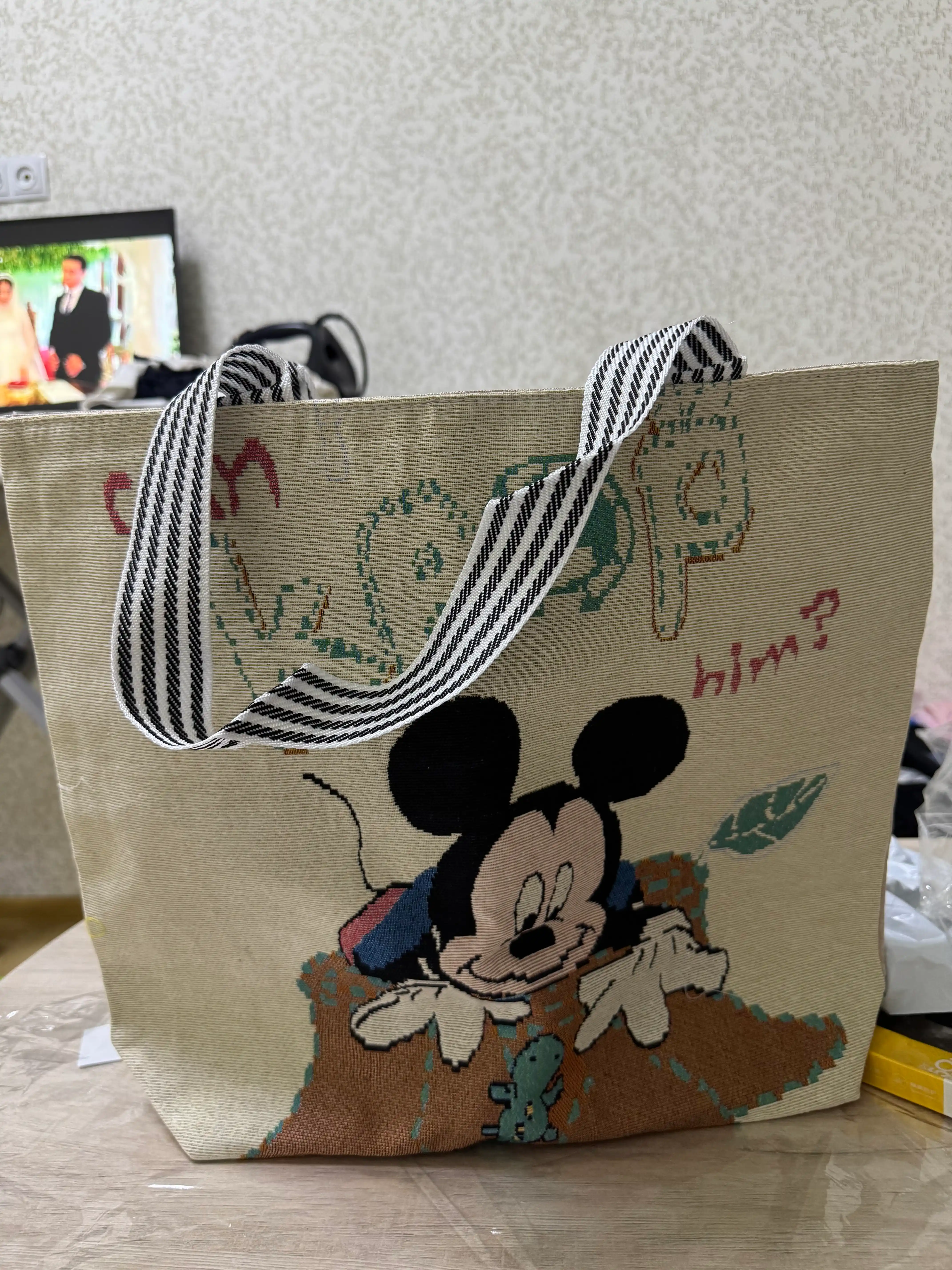 Шоппер «Mickey Style» + в подарок СПФ крем и маска для лица