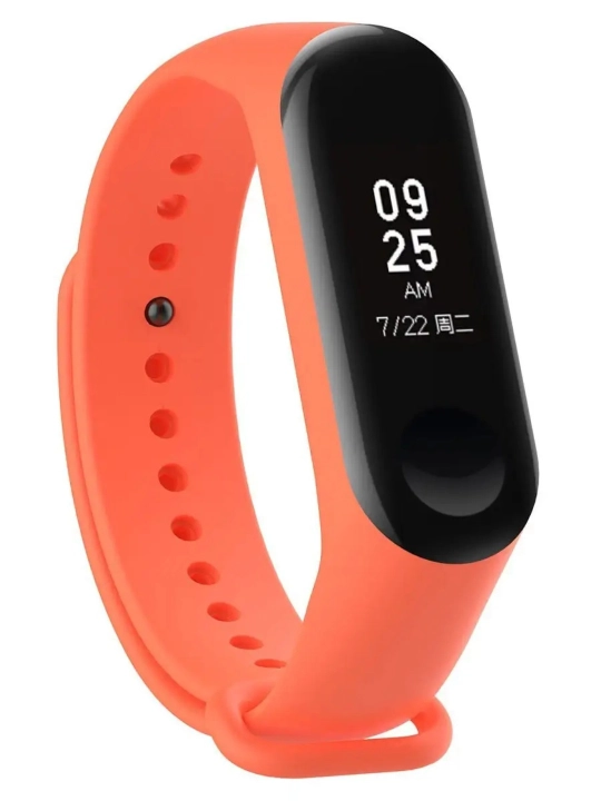 Xiaomi Mi Band 5, 6, 7 uchun silikon tasma - 