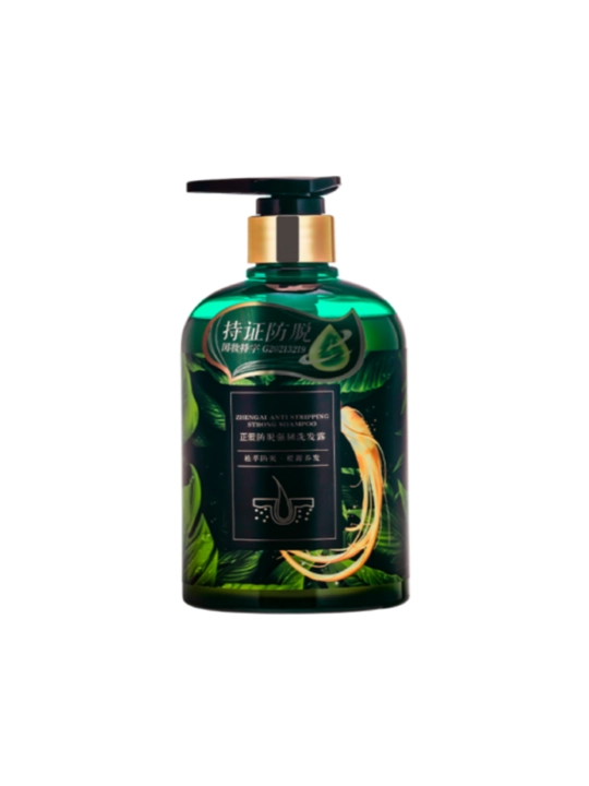 Soch to‘kilishiga qarshi ZHENGAI shampuni jenshen va o‘simlik ekstraktlari bilan, 500 ml - 