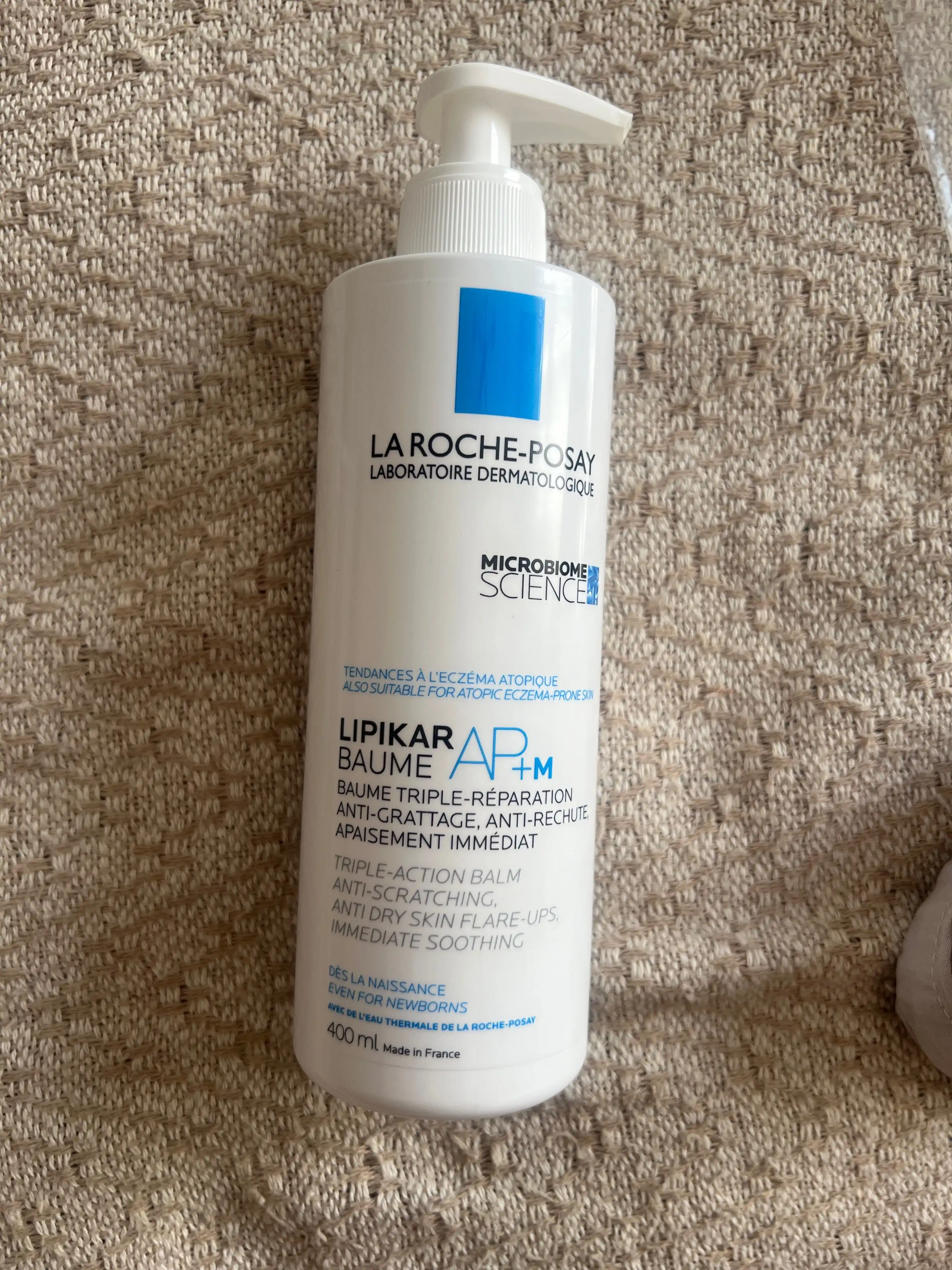 Lipitni to'ldiruvchi balzam LA ROCHE-POSAY LIPIKAR AP+M, yuz va tana uchun uch tomonlama harakat, 400 ml