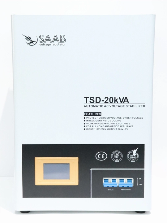 Стабилизатор напряжения SAAB 20kVA, латерный, однофазный, ±3 %