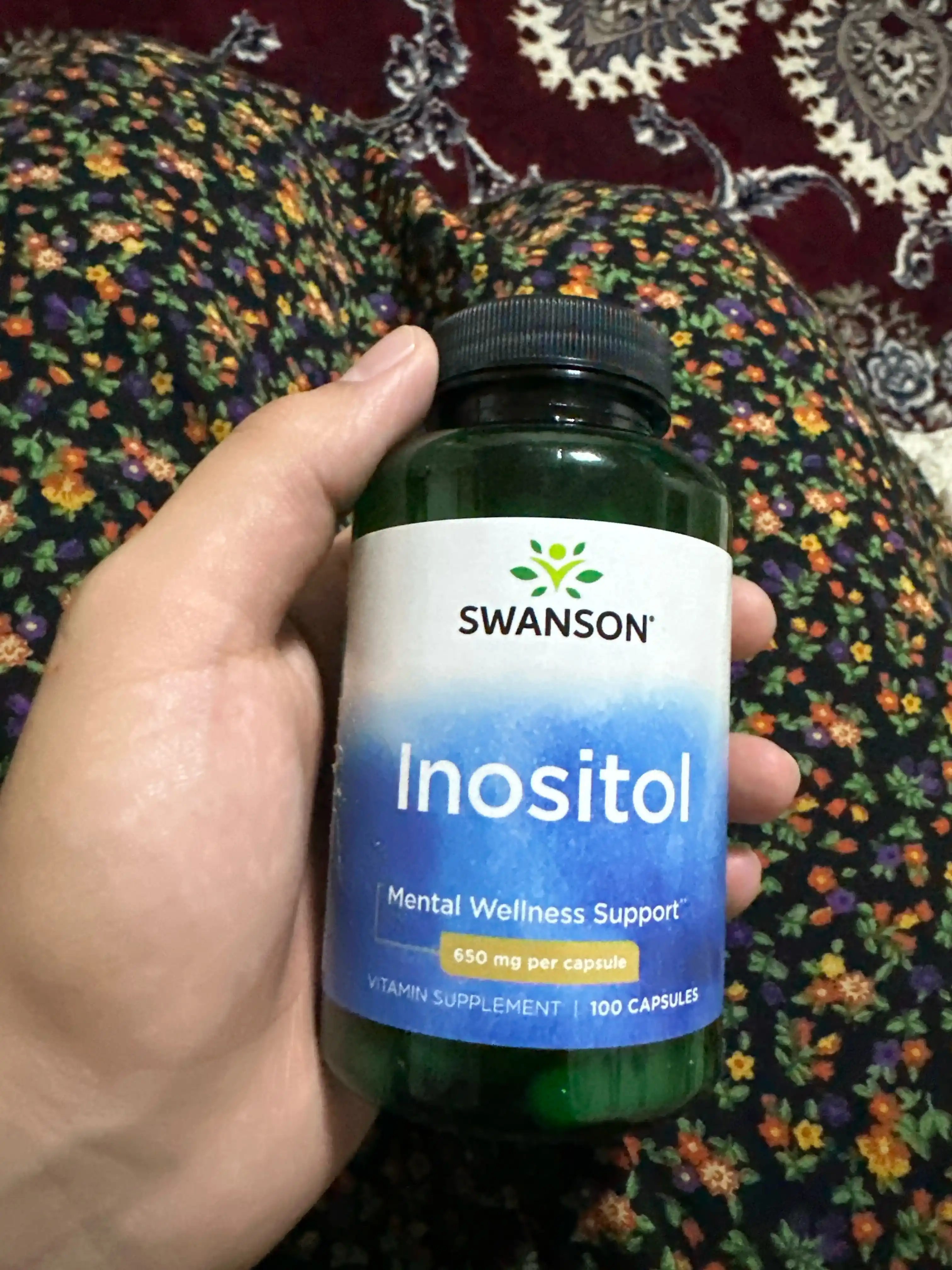 Swanson Inositol, 100 kapsula