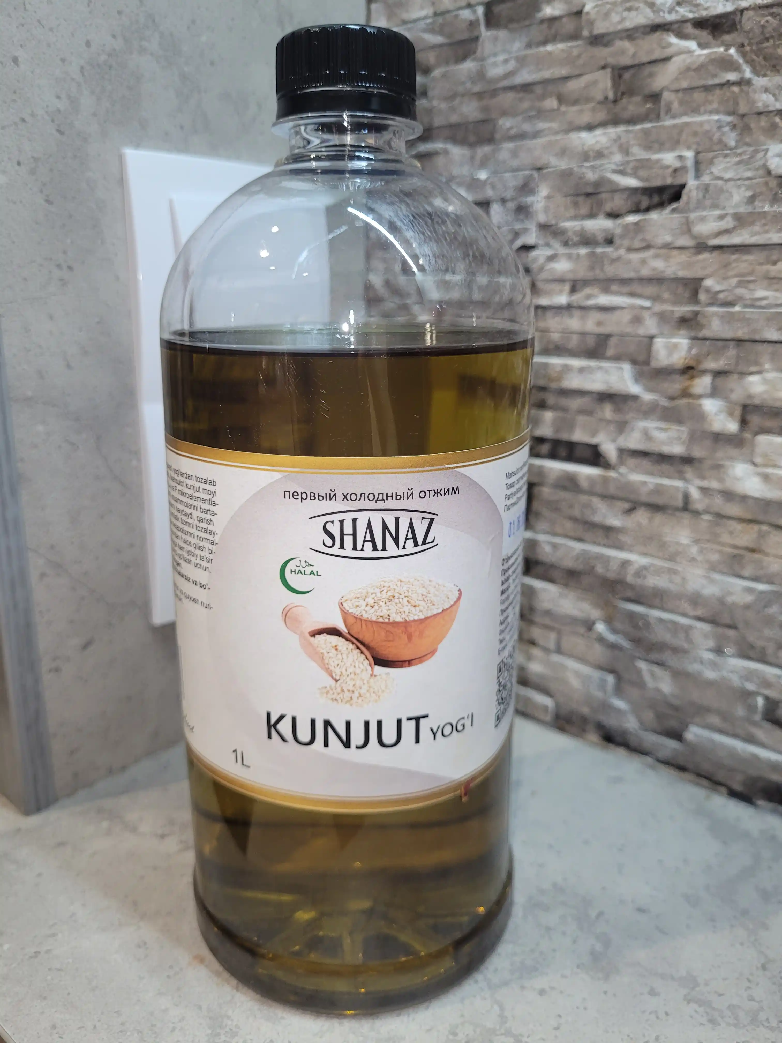 Kunjut yog'i "Shanaz", 1 litr