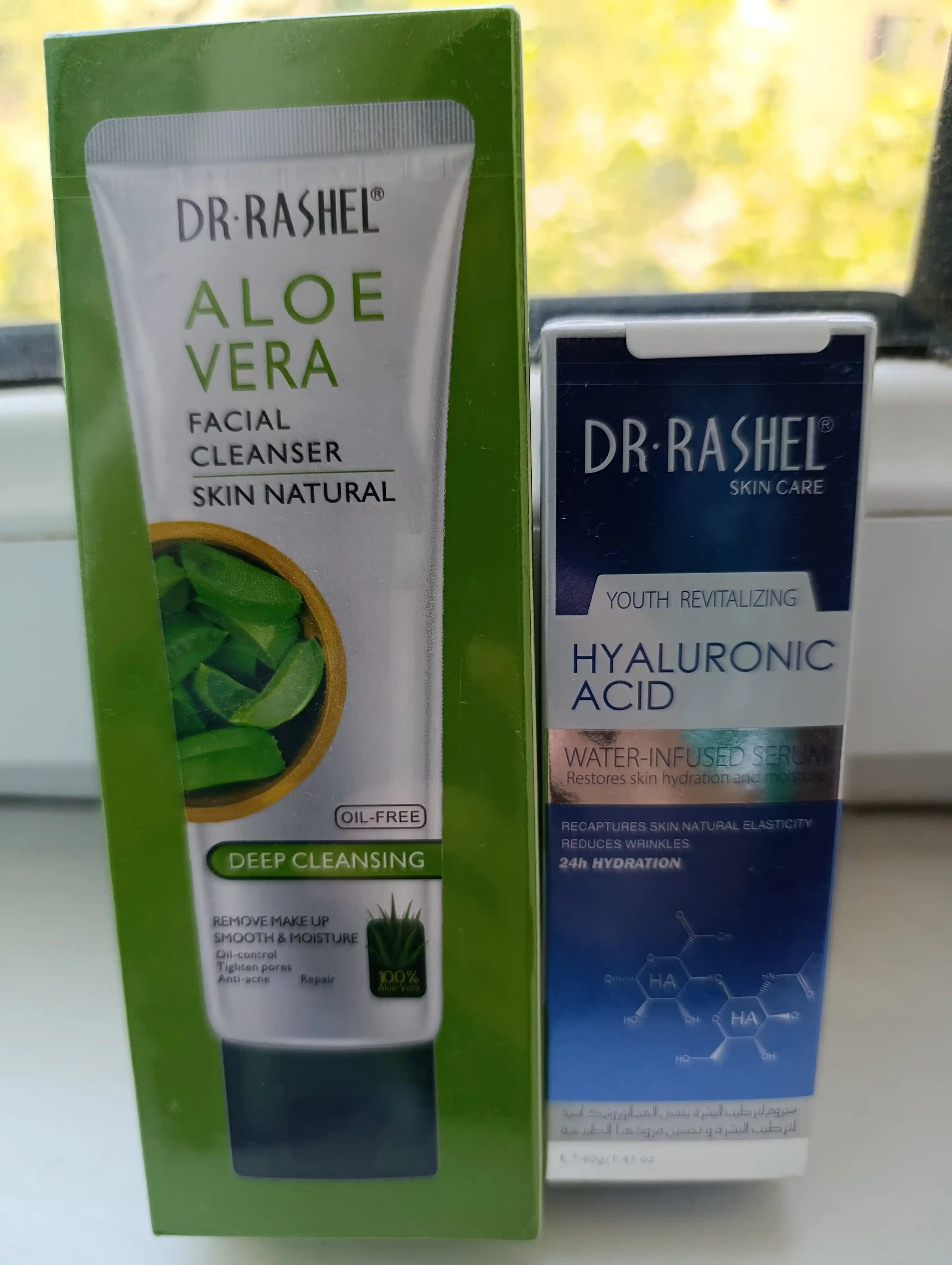 Aloe vera ekstraktli yuz uchun namlovchi tozalovchi penka Dr. Rashel Aloe Vera, 120 ml