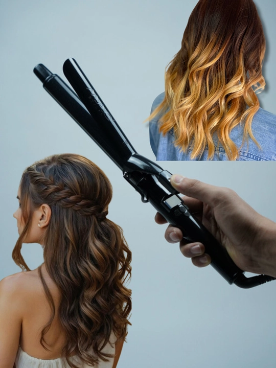 Ployka konusli jingalak sochlar uchun MAC Styler, raqamli displey, 230°C gacha