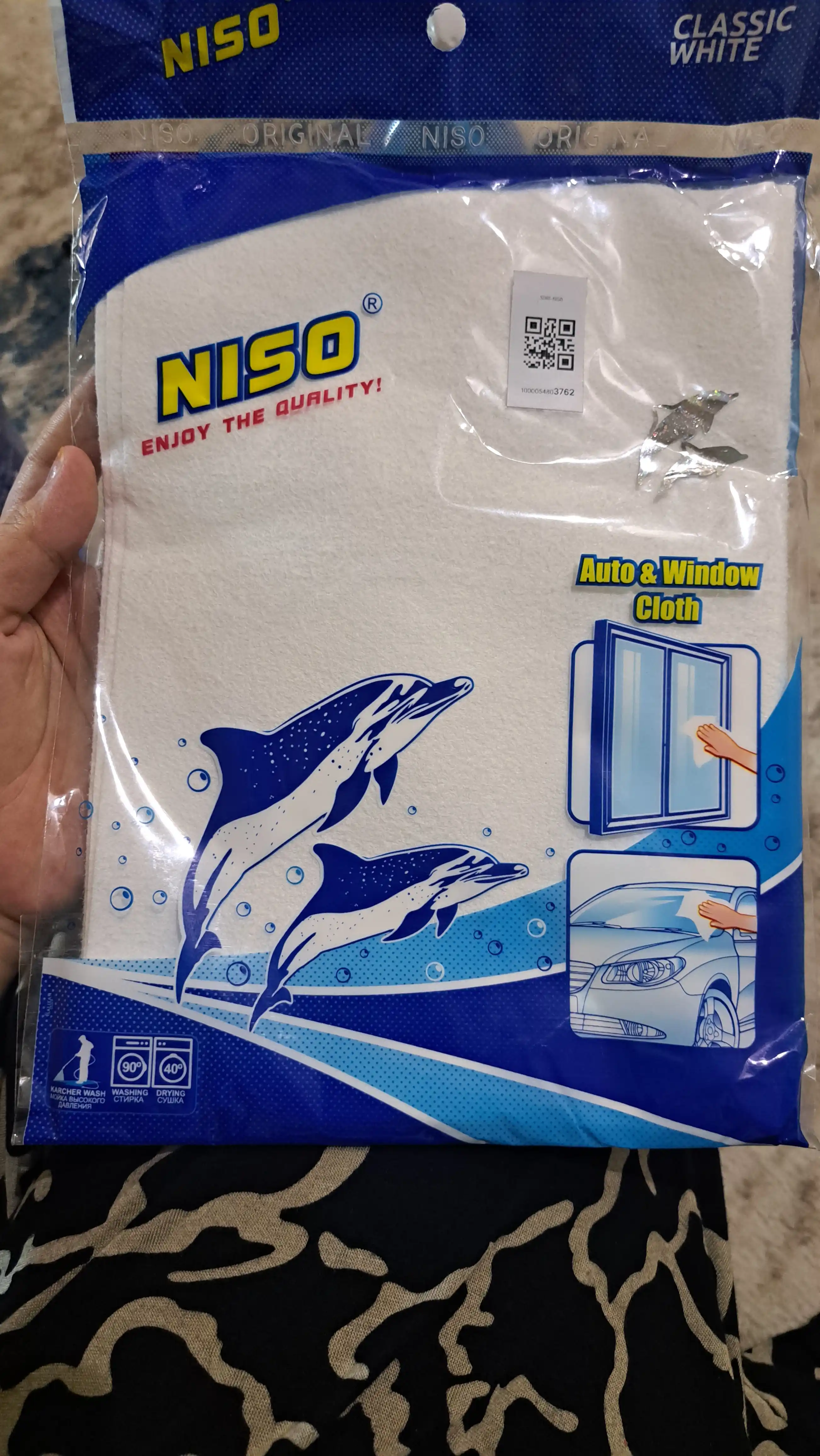 Универсальная тряпка для уборки домов и автомобилей, тряпка Niso delfin