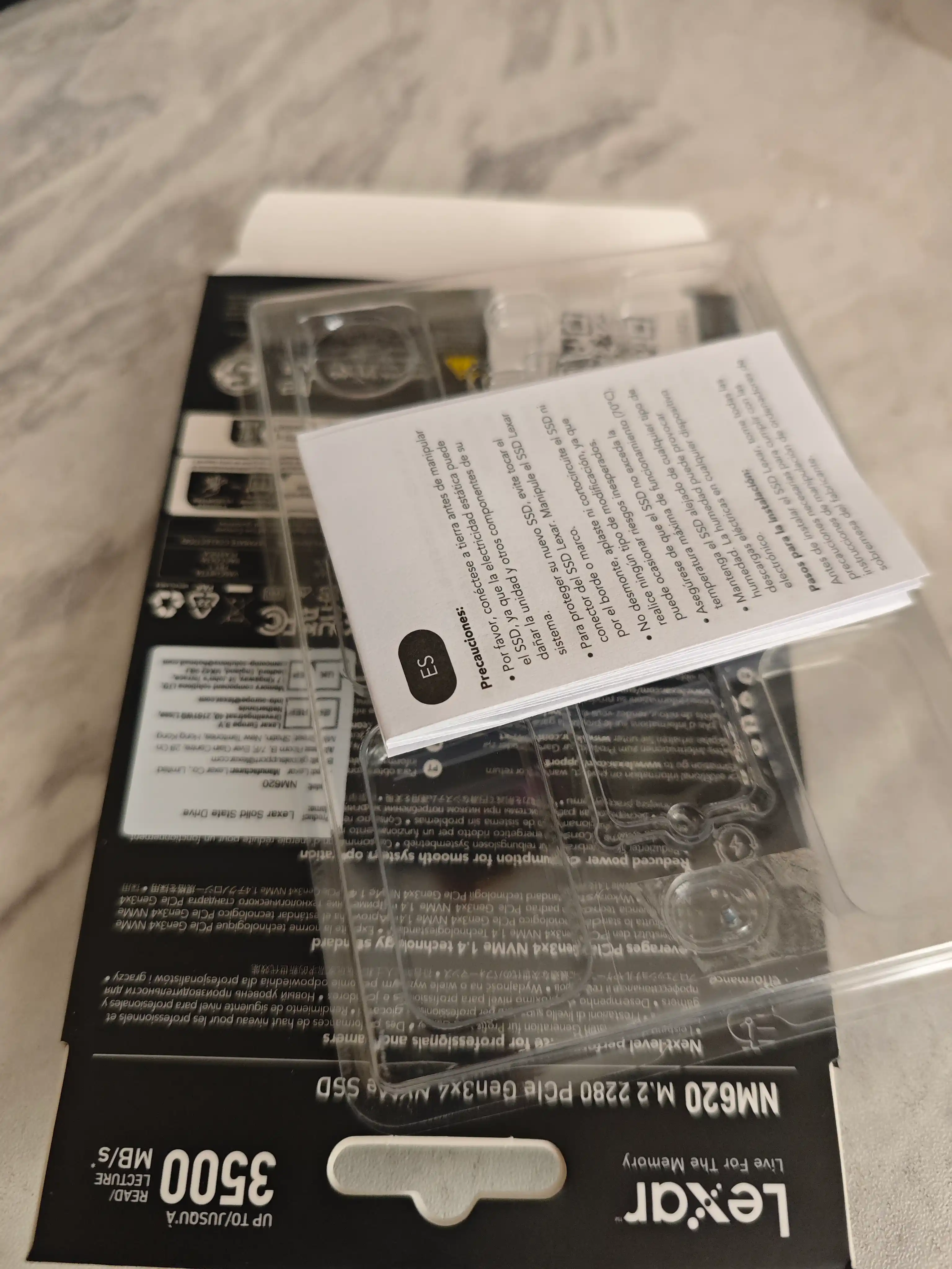 SSD saqlash qurilmasi Lexar NM620, M.2 2280, NVMe, 1 TB