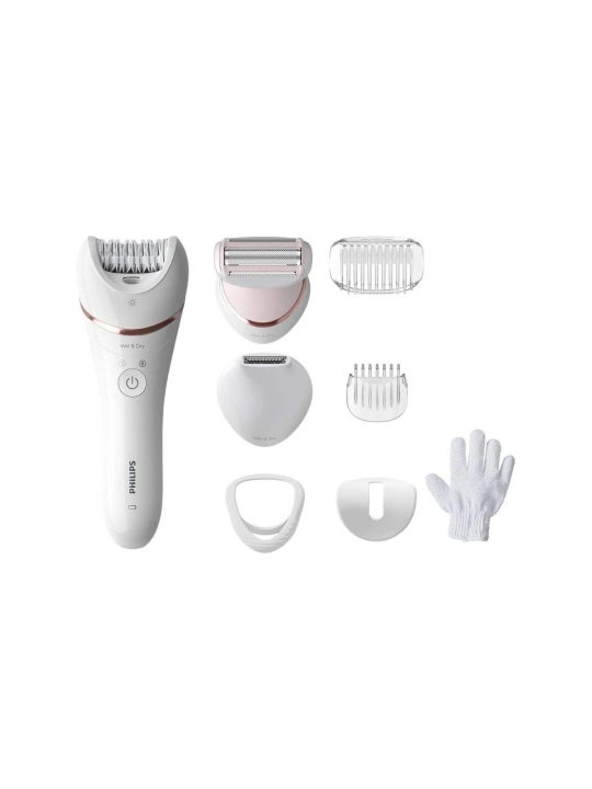 Набор для удаления волос Philips BRE720/05 Wet Dry, белый