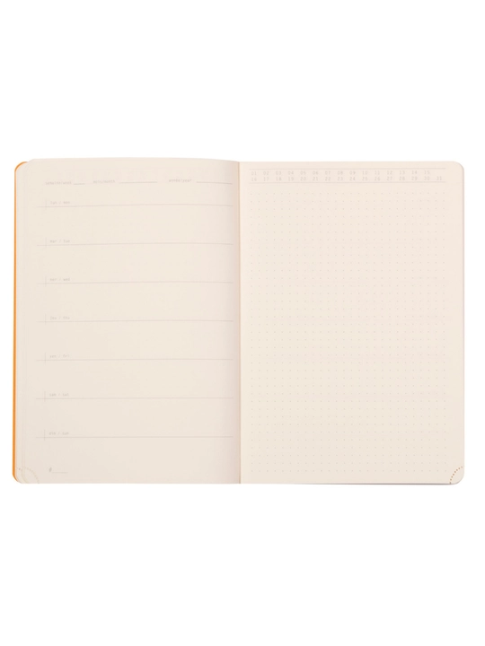 Планер дневник "RHODIA Perpetual - Undated planner", А5