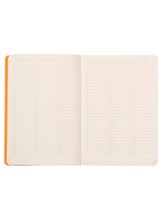 Планер дневник "RHODIA Perpetual - Undated planner", А5