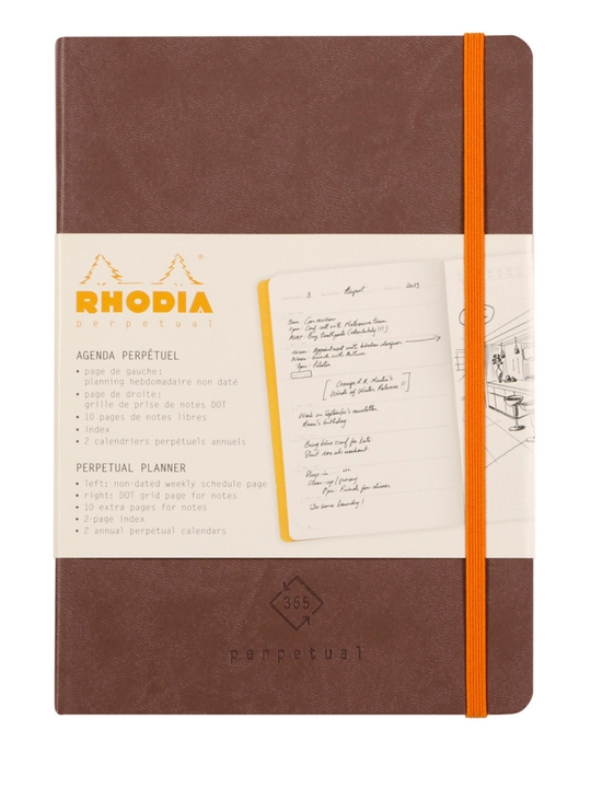 Планер дневник "RHODIA Perpetual - Undated planner", А5