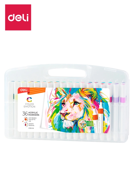 Akril marker 36 dona EC193-36 Deli, 193-36-EC - 