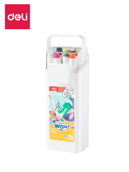 Akril marker 12 dona EC192-12 Deli, 192-12-EC - 