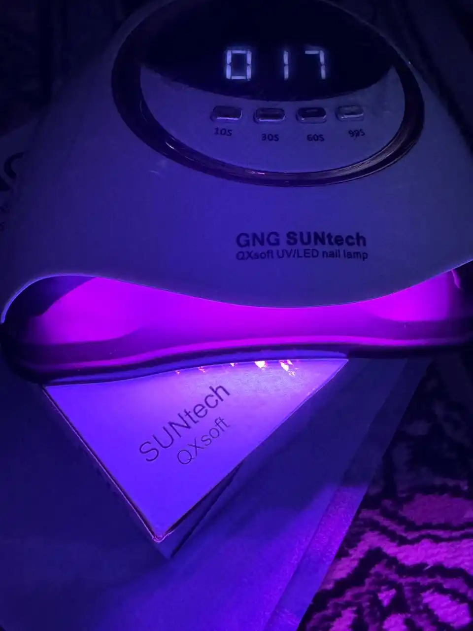 Manikyur va pedikyur lampasi, professional UVLED manikyur lampasi GNG SUNtech QXsoft