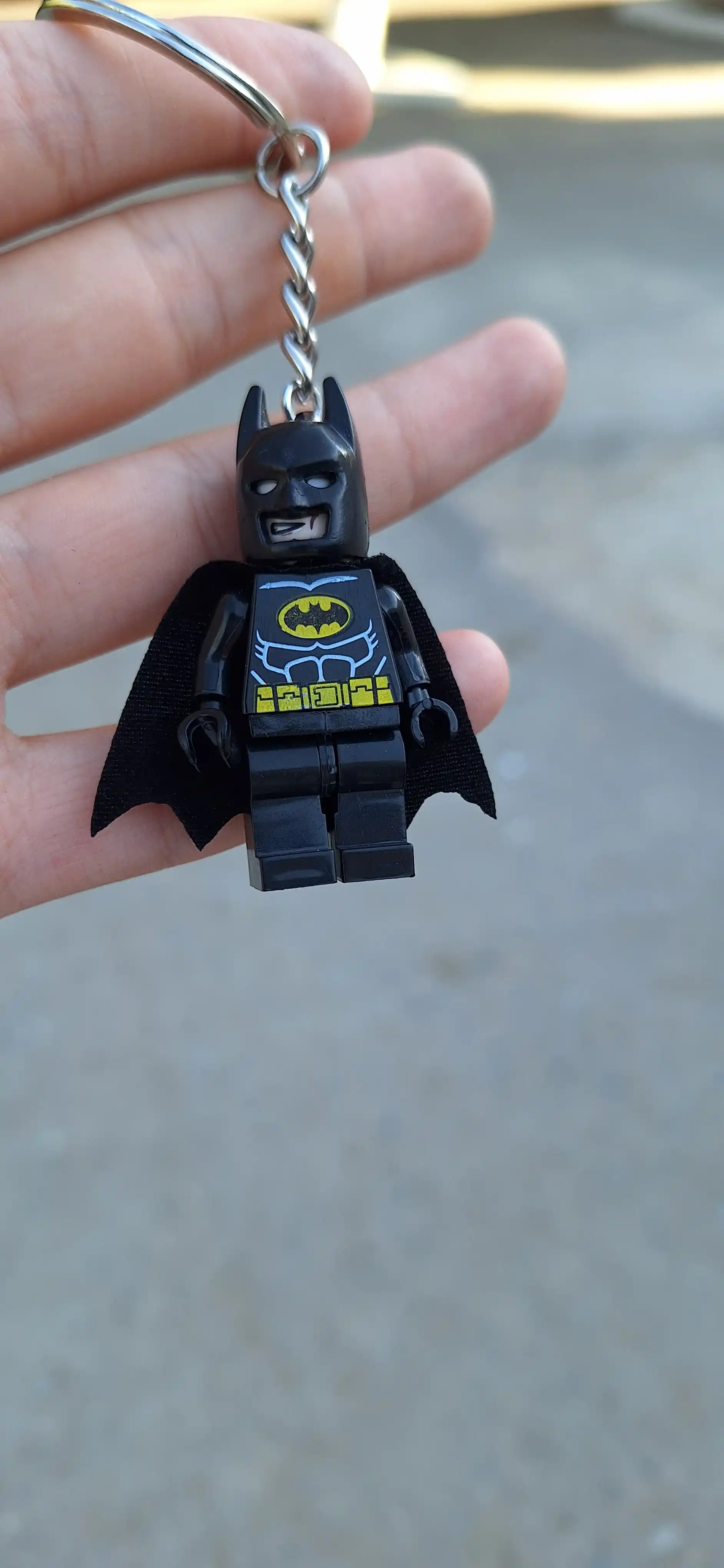 Sumkalar va kalitlar uchun brelok, lego betmen juftliklari