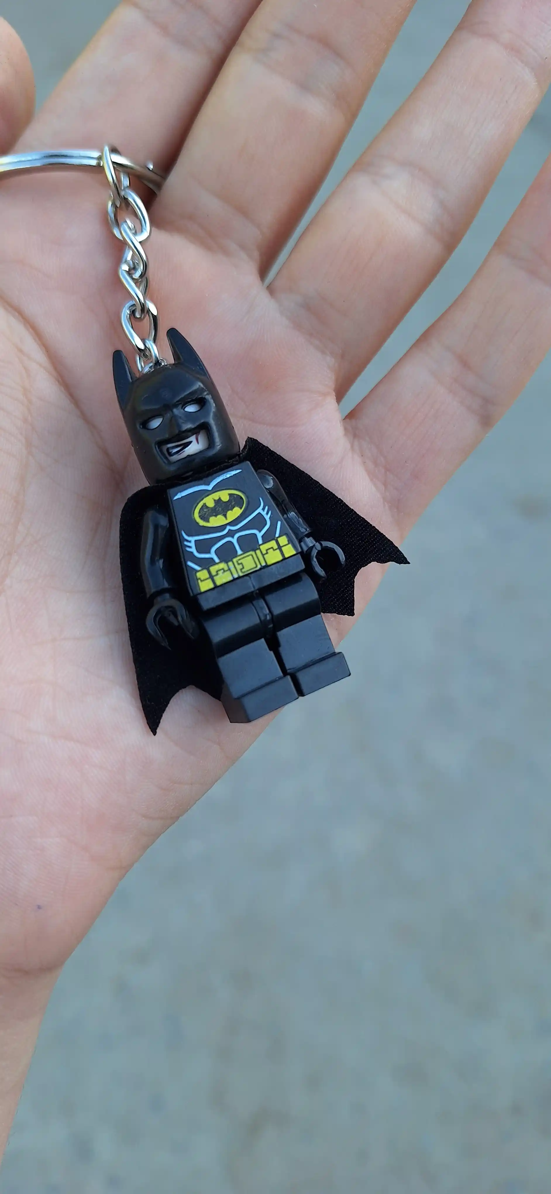 Sumkalar va kalitlar uchun brelok, lego betmen juftliklari